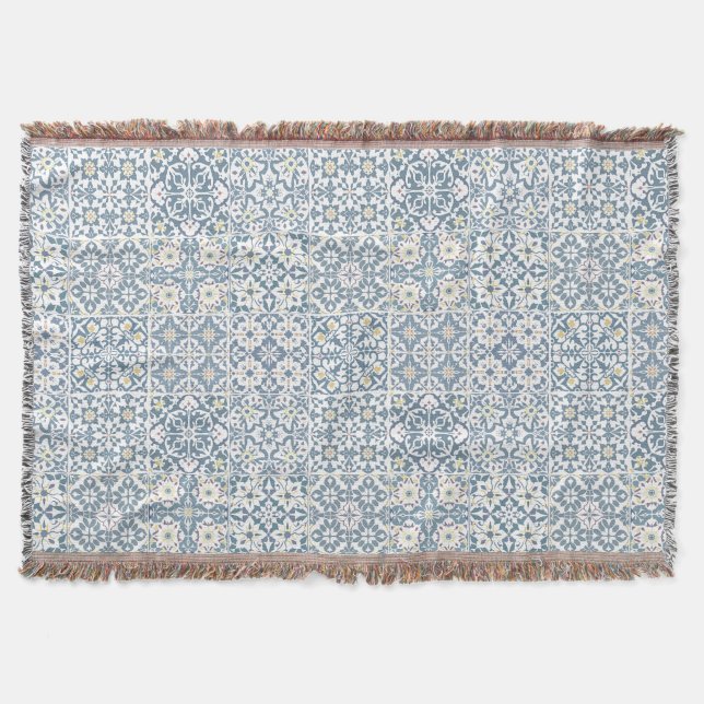 Mediterranean Tiles, Moroccan, Majolica, Azulejo Filt (Framsidan)