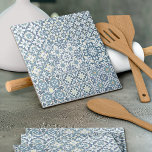 Mediterranean Tiles, Moroccan, Majolica, Azulejo Kakelplatta<br><div class="desc">Elegant,  stylish and sophisticated pattern with Mediterranean tiles in blue and white color. Modern and trendy gift,  perfect for the Azulejo lover in your life.</div>