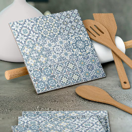 Mediterranean Tiles, Moroccan, Majolica, Azulejo Kakelplatta