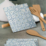 Mediterranean Tiles, Moroccan, Majolica, Azulejo Kakelplatta<br><div class="desc">Elegant,  stylish and sophisticated pattern with Mediterranean tiles in blue and white color. Modern and trendy gift,  perfect for the Azulejo lover in your life.</div>