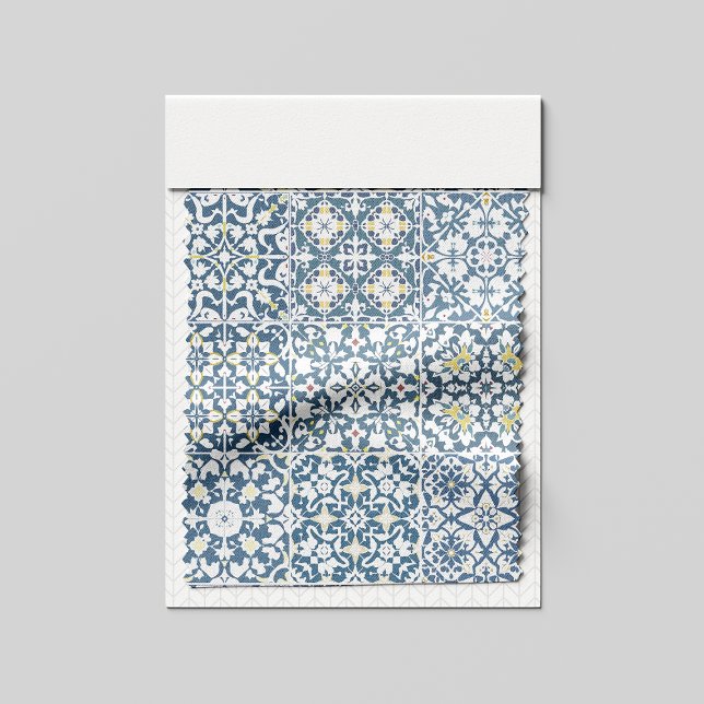 Mediterranean Tiles, Moroccan, Majolica, Azulejo Tyg (Skapare uppladdad)