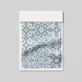 Mediterranean Tiles, Moroccan, Majolica, Azulejo Tyg