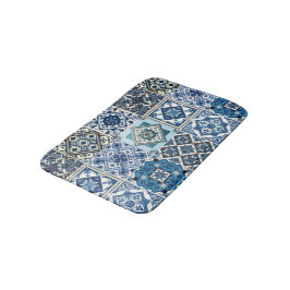 Mediterranean Tiles, Portugal, Azulejo, Majolica Badrumsmatta