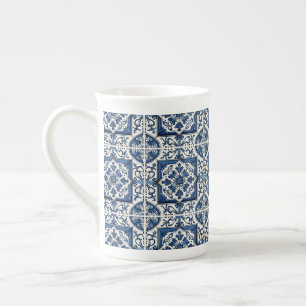 Mediterranean Tiles, Portugal, Azulejo, Majolica Benporslin Mugg