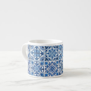 Mediterranean Tiles, Portugal, Azulejo, Majolica Espressomugg