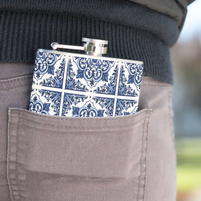 Mediterranean Tiles, Portugal, Azulejo, Majolica Fickplunta (In Situ)