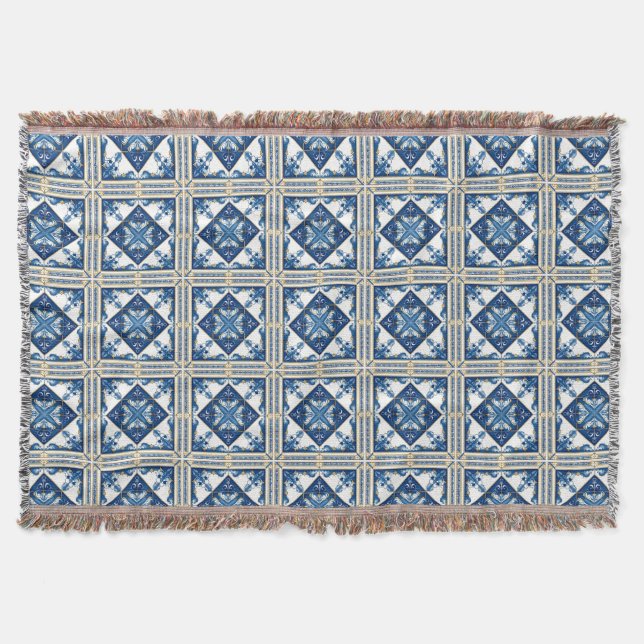 Mediterranean Tiles, Portugal, Azulejo, Majolica Filt (Framsidan)