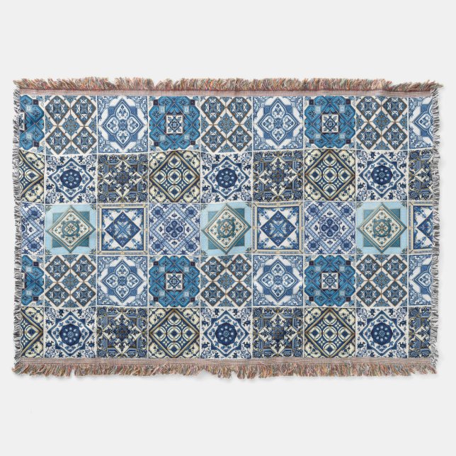 Mediterranean Tiles, Portugal, Azulejo, Majolica Filt (Framsidan)