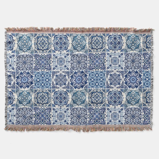 Mediterranean Tiles, Portugal, Azulejo, Majolica Filt (Framsidan)