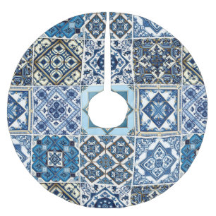 Mediterranean Tiles, Portugal, Azulejo, Majolica Julgransmatta Borstad Polyester