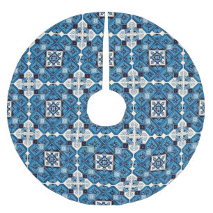 Mediterranean Tiles, Portugal, Azulejo, Majolica Julgransmatta Borstad Polyester