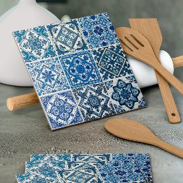 Mediterranean Tiles, Portugal, Azulejo, Majolica Kakelplatta