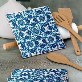 Mediterranean Tiles, Portugal, Azulejo, Majolica Kakelplatta