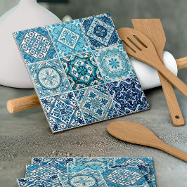 Mediterranean Tiles, Portugal, Azulejo, Majolica Kakelplatta