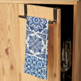 Mediterranean Tiles, Portugal, Azulejo, Majolica Kökshandduk