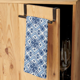 Mediterranean Tiles, Portugal, Azulejo, Majolica Kökshandduk