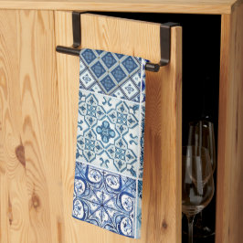 Mediterranean Tiles, Portugal, Azulejo, Majolica Kökshandduk