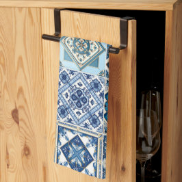 Mediterranean Tiles, Portugal, Azulejo, Majolica Kökshandduk