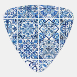 Mediterranean Tiles, Portugal, Azulejo, Majolica Plektrum