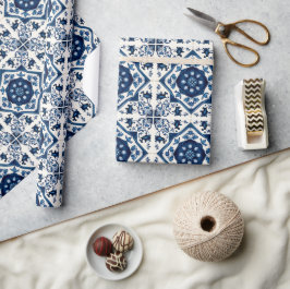 Mediterranean Tiles, Portugal, Azulejo, Majolica Presentpapper