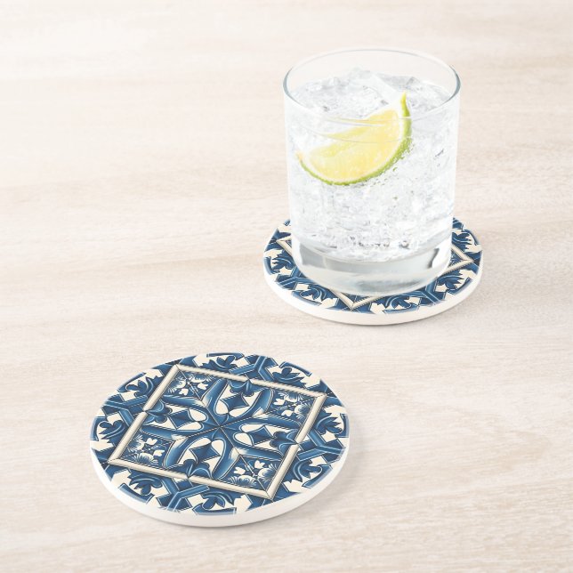 Mediterranean Tiles, Portugal, Azulejo, Majolica Underlägg (Sidan)