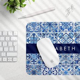 Mediterranean Tiles, Portugese, Azulejo, ditt namn Musmatta