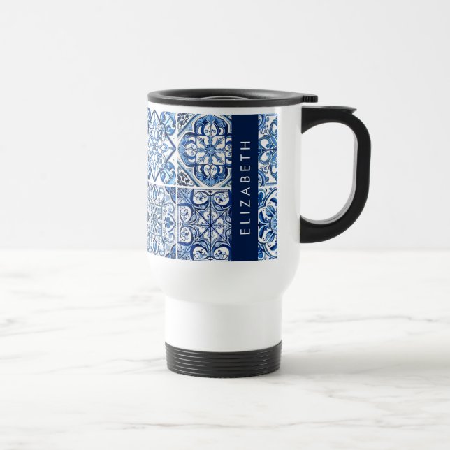 Mediterranean Tiles, Portugese, Azulejo, ditt namn Resemugg (Höger)