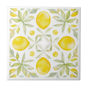 Mediterranean Tuscany Lemons Kakelplatta