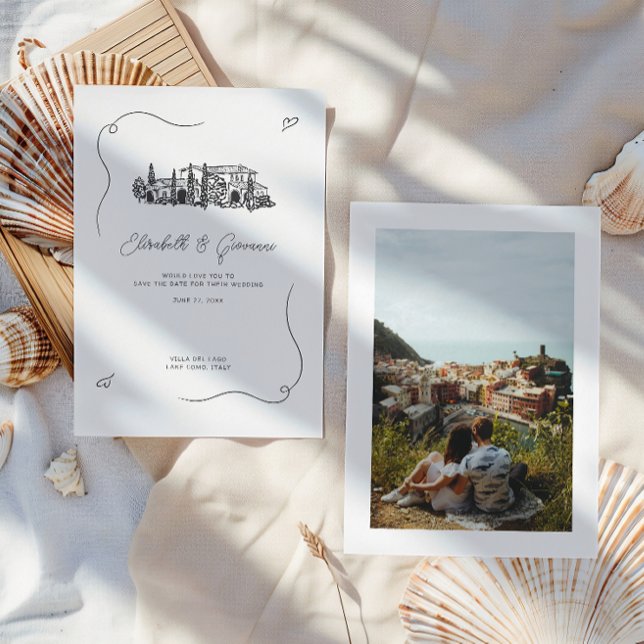 Mediterranean Villa Venue Sketch Wedding (Skapare uppladdad)