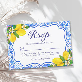 Mediterranean Wedding Style with Italian Tiles OSA Kort