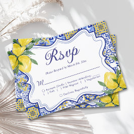 Mediterranean Wedding Style with Italian Tiles OSA Kort