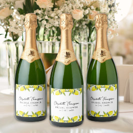 Mediterranean Yellow Lemon Bridal shower