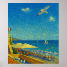 #MediterraneanArt #Cityscape #UrbanArt #TravelPost Poster