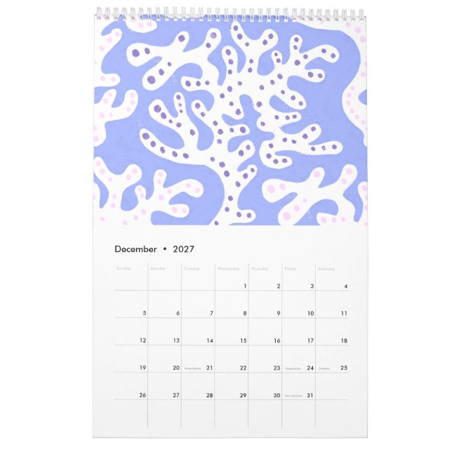 Mediterranska grekiska mönster & scener kalender (Dec 2027)