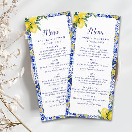 Meditterranean Style Wedding with italian tiles Program