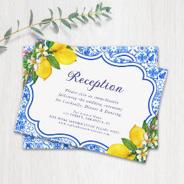 Meditterranean Tiles Wedding with Italian Style Tilläggskort