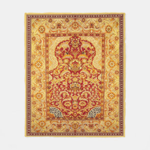 Medium 1-Person Washable Muslim Prayer Matta 50"x6 Fleecefilt