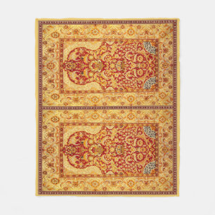 Medium 2-Person Washable Muslim Prayer Matta 50"x6 Fleecefilt