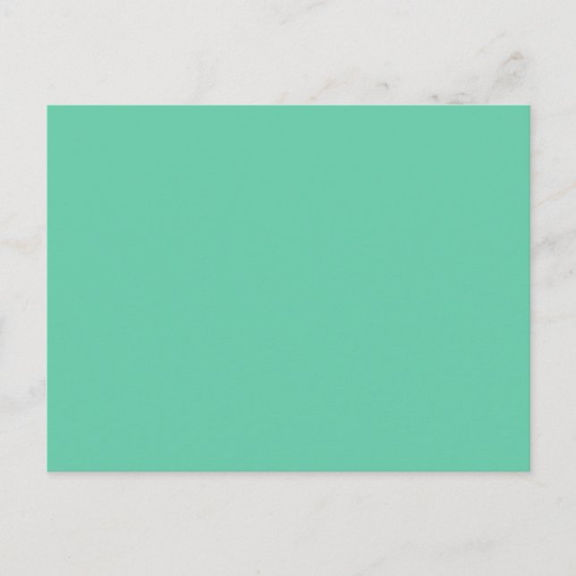 Medium-Aquamarine-vykort Vykort (Framsida)