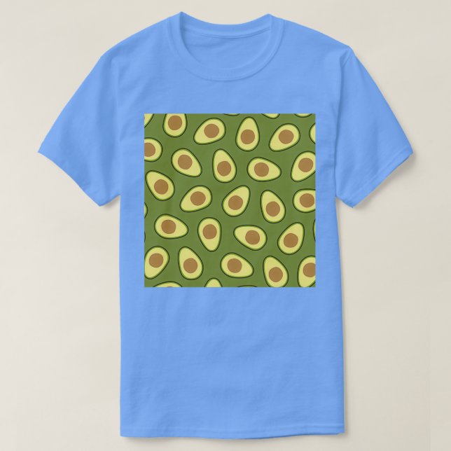Medium avocado mönster 1 t shirt (Design framsida)