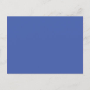 Medium Blue #445EAA, avfyrad blå Meddelande Vykort