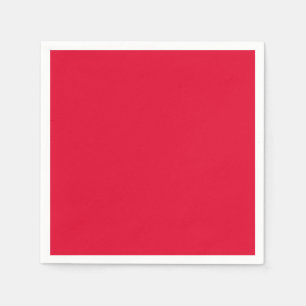 Medium Candy Apple Red Solid Färg Pappersservett