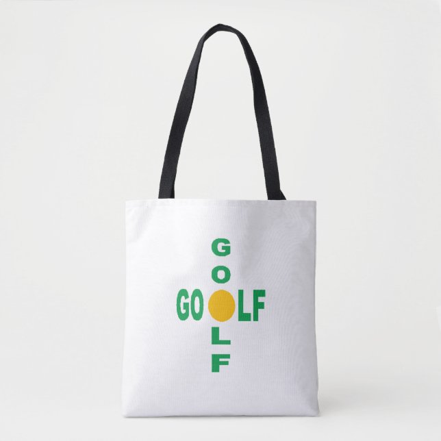Medium DESIGN GOLF för Tote Bag Tygkasse (Framsida)