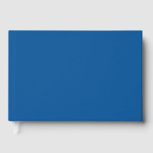 Medium Electric Blue Solid Färg Gästböcker