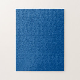 Medium Electric Blue Solid Färg Pussel