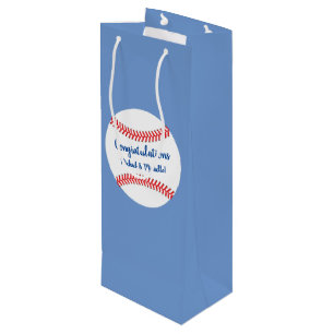 Medium Gift Ba, liten lugger Baseball Baby Shower