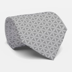 Medium Grått Flower of Life Mönster Slips
