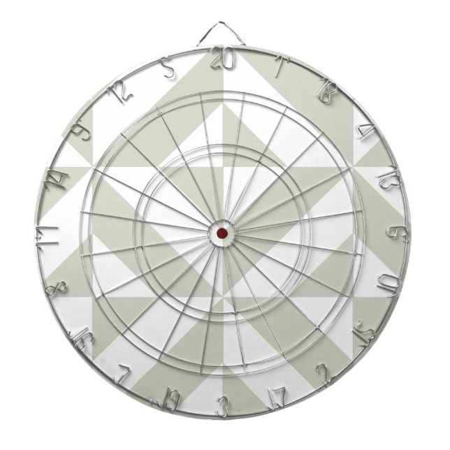 Medium-Grått Geometric Deco Cube Mönster Piltavla (Framsidan)