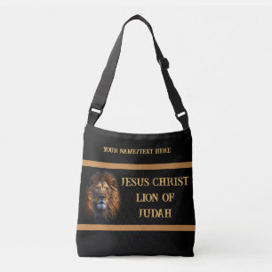 Medium Kor Body Bag Jesus Kristus Lejon om Judah Axelväska