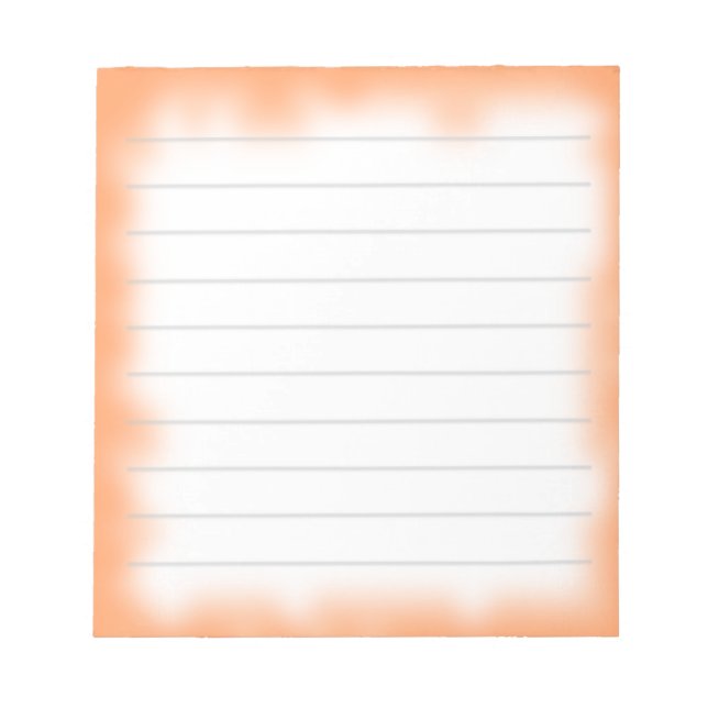 medium orange kant anteckningsblock (Framsida)